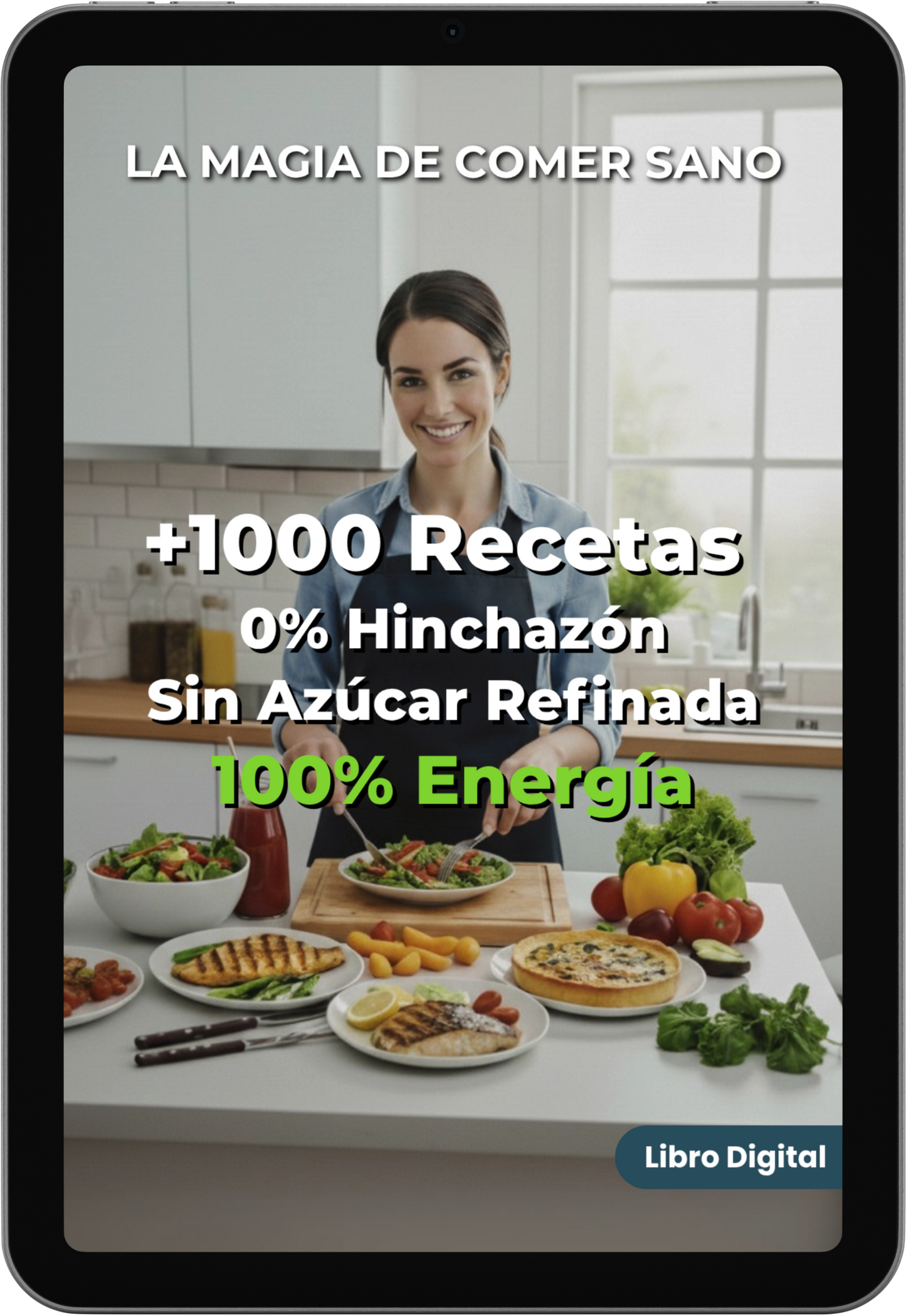 La Magia de Comer Sano: 1000 Recetas / Sin azúcar refinada / 100% energía + 20 REGALOS