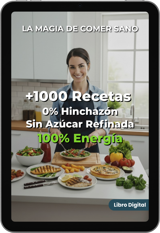 La Magia de Comer Sano: 1000 Recetas / Sin azúcar refinada / 100% energía + 20 REGALOS