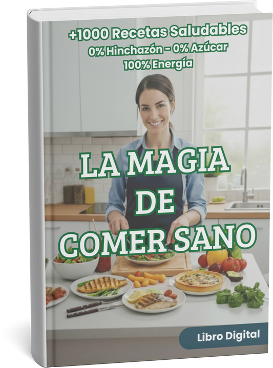 La Magia de Comer Sano: 1000 Recetas SIN azúcar SIN glúten + 20 REGALOS